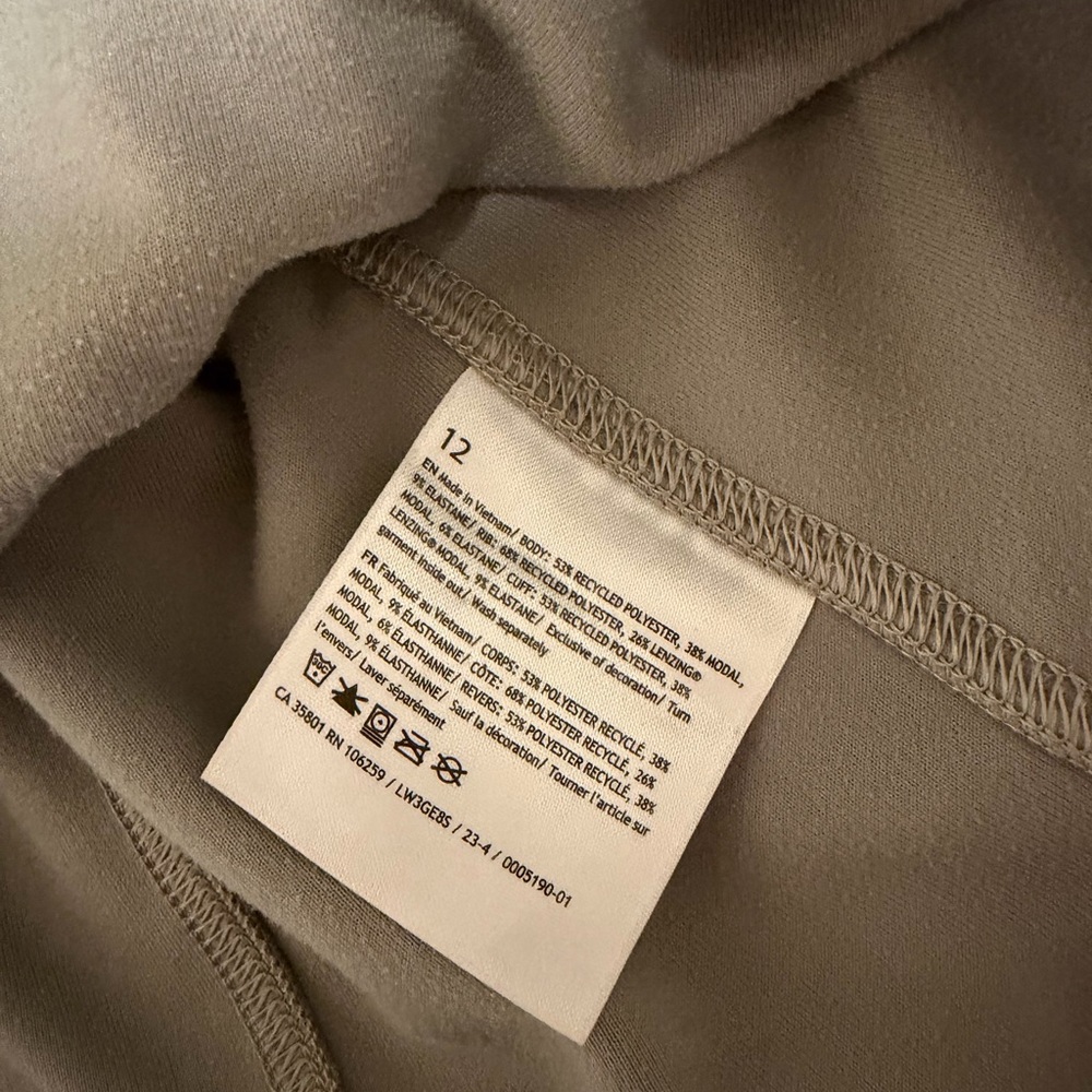 Lululemon Brushed Softstreme Half Zip - Picture 3 of 3